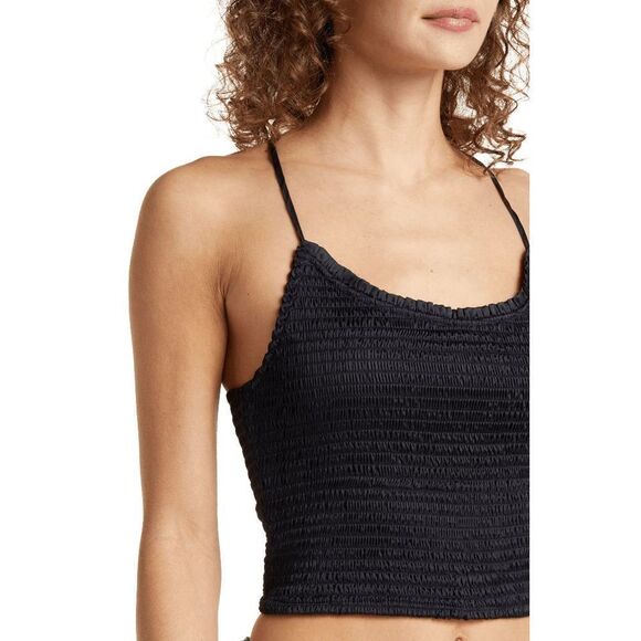 Free People Women's Right on Time Camisole - Black XL - Picture 2 of 9